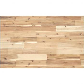 Encimera tocador baño madera acacia sin tratar 120x50x4 cm