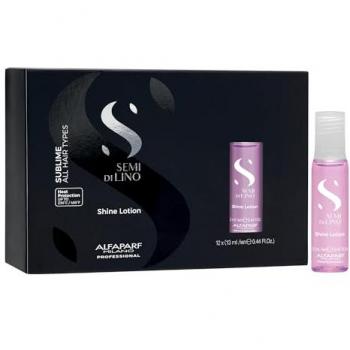 Lotion Iluminadora y Perfeccionadora Sin Enjuague Alfaparf Semi Di Lino Sublime Shine 12x13 ml