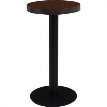 Mesa de bistró MDF marrón oscuro 40 cm