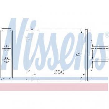 Intercambiador de calor y radiador de calefacción NISSENS 76505, tipo: intercambiador de calor para calefacción interior, características: diseño eficiente para transferencia de calor, fabricado con materiales de alta calidad, compatible con