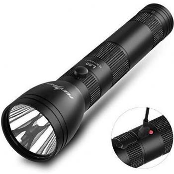 PEETEN L80 linterna led USB recargable luz impermeable para acampar