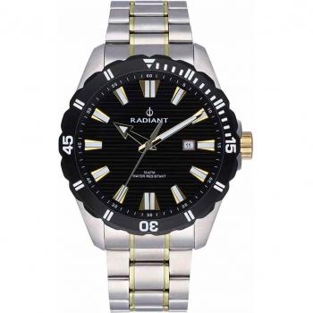 Reloj Radiant Tagrad II RA602201 Hombre de Acero con Correa Plateada/Gris