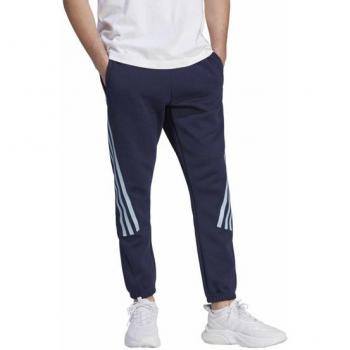 Pantalón de entrenamiento Adidas Future Icon 3 Stripes para hombres, color azul oscuro, talla L