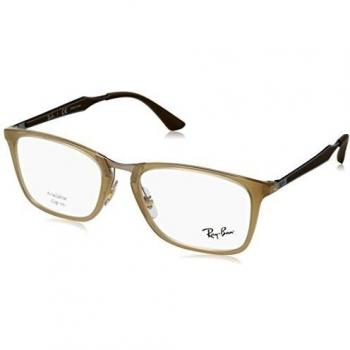 Ray-Ban 0Rx7131 Monturas de gafas, Transparente Beige, 53 para Hombre