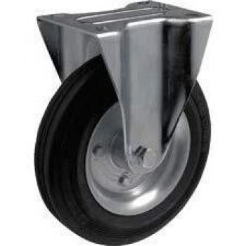 Colson Rueda Industrial Fija de Goma sin Freno 160 mm