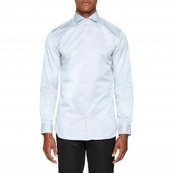 SELECTED HOMME Slhslimsel-Pelle Shirt LS B Noos, Camisa para Hombre, Azul Light Blue, Medium
