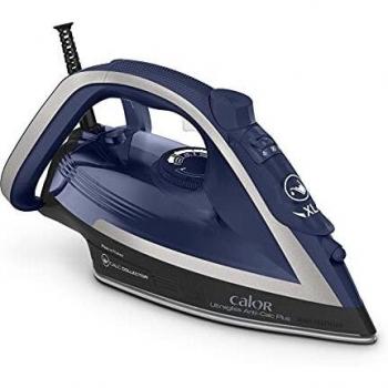 Tefal FV6846C0 Ultragliss Anti-Calc Plus Plancha de Vapor 2800W Colector de Cal Extraíble Azul
