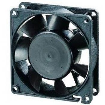 Ventilador Axial EBM-Papst 3400 N de 92x92x25mm, 12V DC, 2W, 2300rpm, caudal de 72m³/h y nivel sonoro de