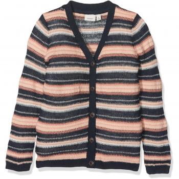 NAME IT Nitdihome Ls Knit Card F Mini, Chaqueta Punto para Niñas, Multicolor