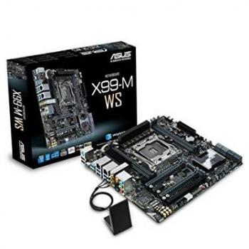 ASUS X99-M WS - Placa Base, 4 x DIMM/DDR4 2133 MHz, 3 x PCI-E 3.0 x 16 + 1 x PCI-E 2.0 x 1