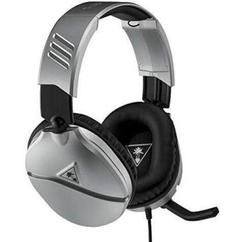 Turtle Beach Recon 70 Auriculares Gaming Alámbricos Diadema para PS4, PS5, Xbox One, Nintendo Switch y PC - Negro/Plata