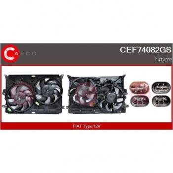 Motor eléctrico ventilador de radiador CASCO CEF74082GS