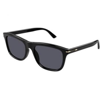 Gucci GG1444S Black Square Sunglasses for Women - Recycled Acetate Frame, 55 MM
