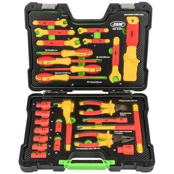 Caja de herramientas aisladas VDE 26 piezas JBM 54091