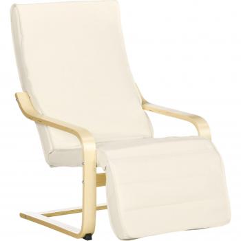 Sillón de Salón con Reposapiés Ajustable