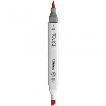 ShinHan Twin Tip Touch Twin Brush Marker 0002 Old Red