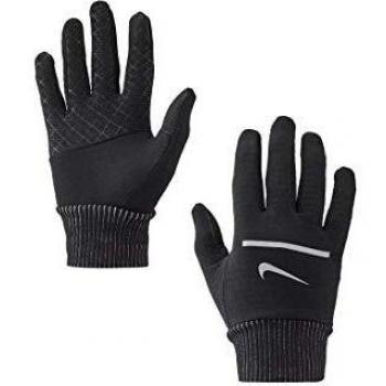 NIKE Men's Sphere 2.0 Guantes, Hombre, Negro/Plateado, Small