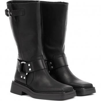 Vagabond Eyra Women's Black Nubuck Square Toe Biker Boots