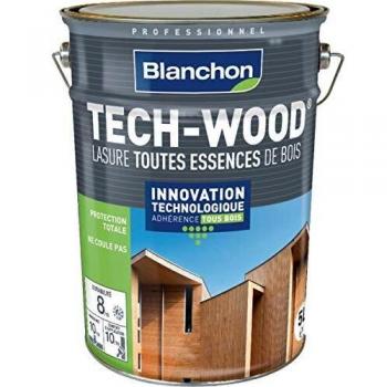 Lasure Tech-Wood Blanchon 5 Litros Tinte Medio Roble para Todo Tipo de Maderas