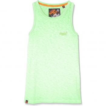 Superdry O L Low Roller, Top para Niñas, Verde