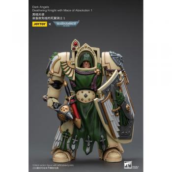 Figura de acción Warhammer 40k 1/18 Dark Angels Deathwing Knight con Mace of Absolution 12 cm