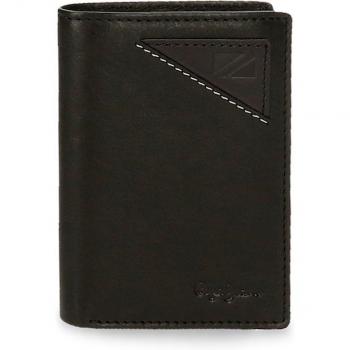 Cartera Pepe Jeans Striking vertical con monedero Negro