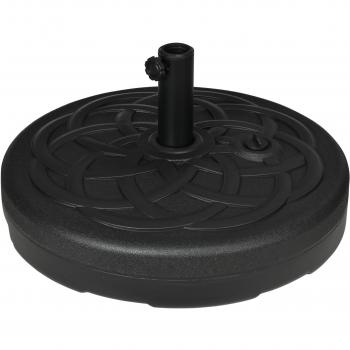 Base de Sombrilla Outsunny Ø56x30,5 cm Negro