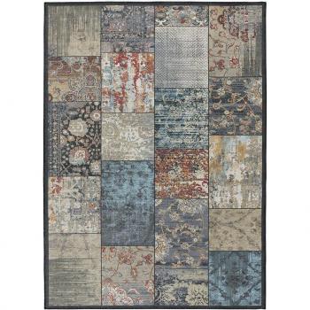 Alfombra Neila 1303 Multi de Atticgo - Tamaño 130x190 cm, diseño multicolor, tejido suave y duradero, fácil de limpiar, antideslizante