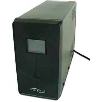 Energenie Gembird EG-UPS-033 Line-Interactive UPS with LCD Display, 1200 VA, 720 W, Black