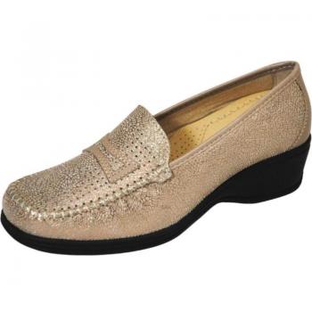 Mocasines de Mujer Lumel 2465-4776 Summer Mocasin Rosa con Plantilla Extraíble