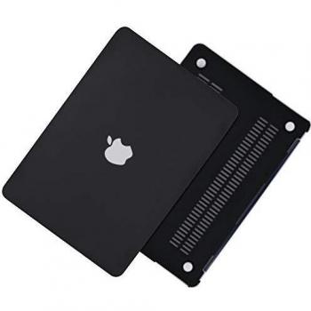 TECOOL Funda para MacBook Air 13 Pulgadas 2017 2016 2015 2014 2013 2012 2011 2010, Mac Air 13.3 A1466 A1369 Carcasa Case Mate Cover Slim Plástica Dura y Protector Teclado EU Silicona, Negro