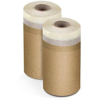 Cinta de Papel Kreep Protectora para Rodapiés, Puertas y Ventanas - 0,3m x 20m