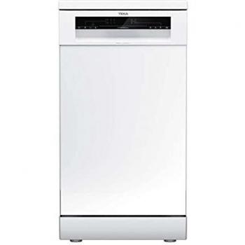 Teka DFS 24650 Lavavajillas Independiente 45cm Blanco, Capacidad para 9 Cubiertos, Incluye 3ª Bandeja, Clase Energética E