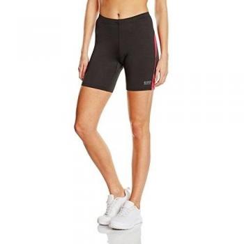 Gore running Wear Essential Lady - Malla corta de running para mujer, color negro/rosa, talla 42