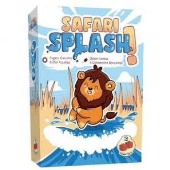 Juego de Mesa Interactivo Safari Splash - Aventura Familiar con Losetas y Cartas para 2-5 Jugadores en Español, Inglés, Francés y Alemán