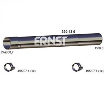 Tubo de escape ERNST 390439 para Mercedes-Benz Sprinter 2-T Van, Sprinter 3-T Van y Sprinter 3-T Bus, lado trasero izquierdo