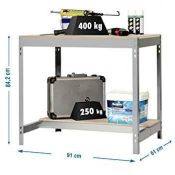 Banco de trabajo SIMONWORK BT0 900x600 GRIS/MADERA