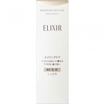 Shiseido Elixir Lift Moist Emulsion SP II 130ml - Hydrating Milky Lotion for Firmness and Elasticity