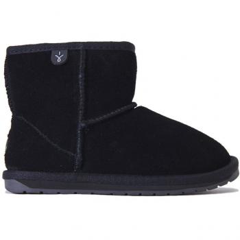 Emu Black Wallaby Mini Winter Boots, Female, Black, Size: 5 UK / 8 US