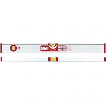 Nivel de burbuja Alustar 60 cm aluminio plateado ± 0,5 mm/m IMC