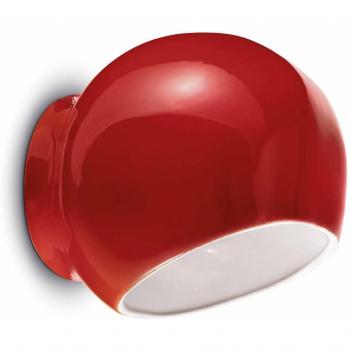 Aplique de Pared Ayrton en Cerámica Roja Diseño Moderno 40W