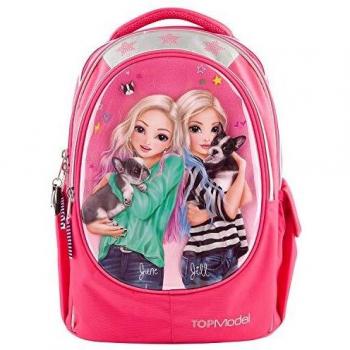 Depesche TopModel Friends 10768 - Mochila escolar, aprox. 23 x 34 x 44 cm, color rosa