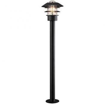 Baliza Moderna Exterior Aluminio Negro IP23 - Konstsmide Modena