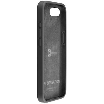 Funda Móvil CellularLine Sensation para iPhone 16e, Negra, Resistente a Golpes