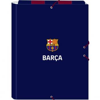 Carpeta Folio 3 Solapas con Gomas F.C. Barcelona Primera Equipación 2023/2024 Safta Azul Marino y Roja