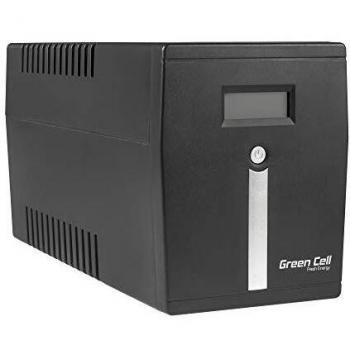 Green Cell 1500VA 900W Überspannungsschutz 230V Black