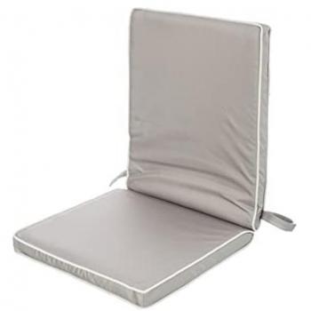 Cojín para Sillas 90 x 40 x 4 cm Gris Premium
