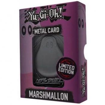 Tarjeta Coleccionable de Metal Edición Limitada Marshmallon de Yu-Gi-Oh!