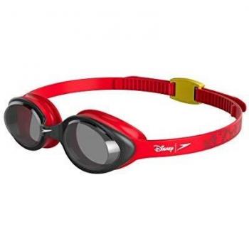 Speedo Kids' Disney Illusion Junior Goggles, Lava Red/Black/Smoke, One Size
