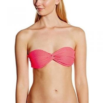 Billabong Bikinioberteil SOL Searcher Twisted - Parte de arriba de bikini para mujer, color rosa / blanco